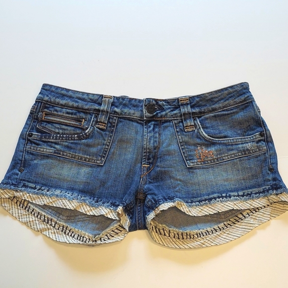 Taverniti So Kate Distressed Shorts - Picture 3 of 11
